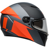Casque Bell Lithium - Shear Matte Gray/Orange | Oxmoto