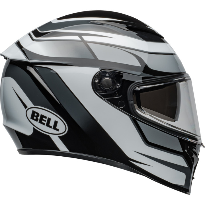 Casque Bell Lithium Mips - Podium Gloss Black/White | Oxmoto