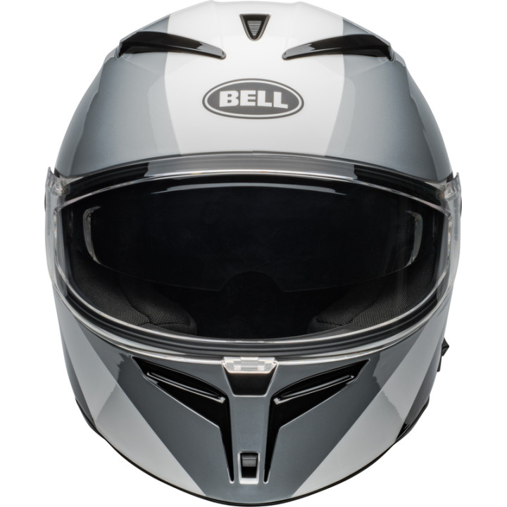 Casque Bell Lithium - Shear Gloss Silver/White | Oxmoto