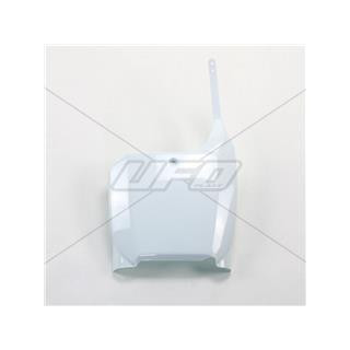 Plaque numéro frontale UFO blanc Honda 1086816001 | Oxmoto