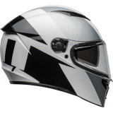 Casque Bell Lithium - Shear Gloss Silver/White | Oxmoto