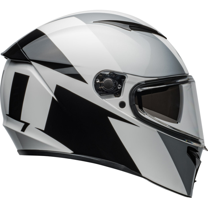 Casque Bell Lithium - Shear Gloss Silver/White | Oxmoto