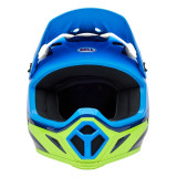 Casque Bell MX-9 Mips - Jackal Gloss Blue/Hi-Viz Yellow