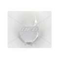 Plaque numéro frontale UFO blanc Kawasaki KX125/250 | Oxmoto