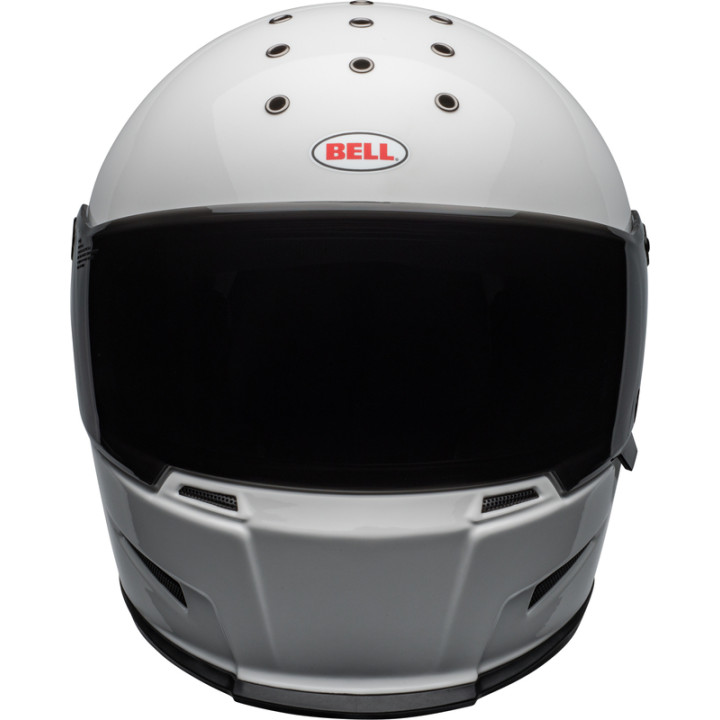 Casque Bell Eliminator - Gloss White | Oxmoto