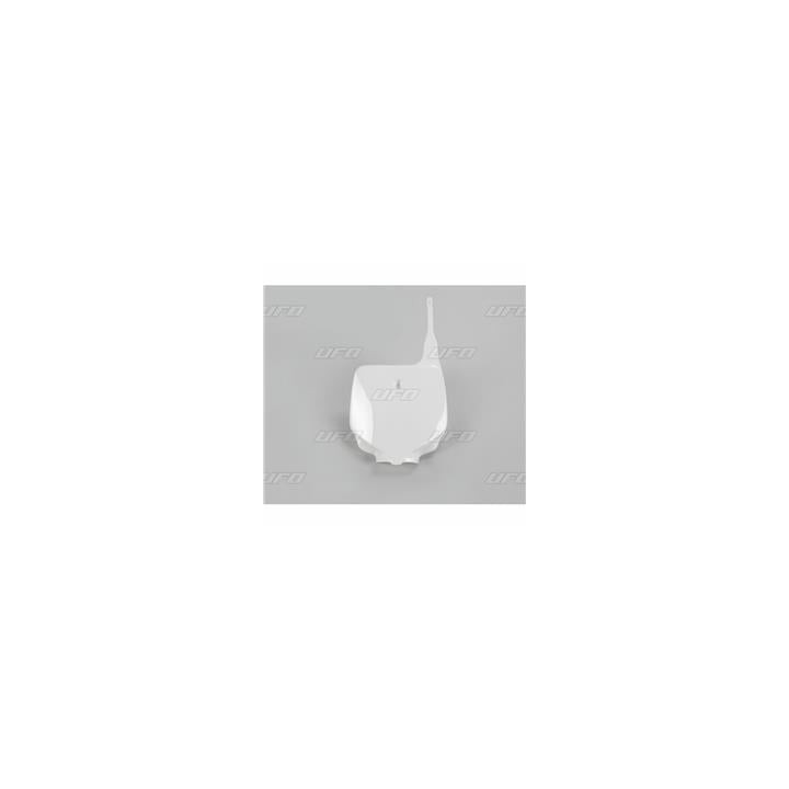 Plaque numéro frontale UFO blanc Kawasaki 1087113001