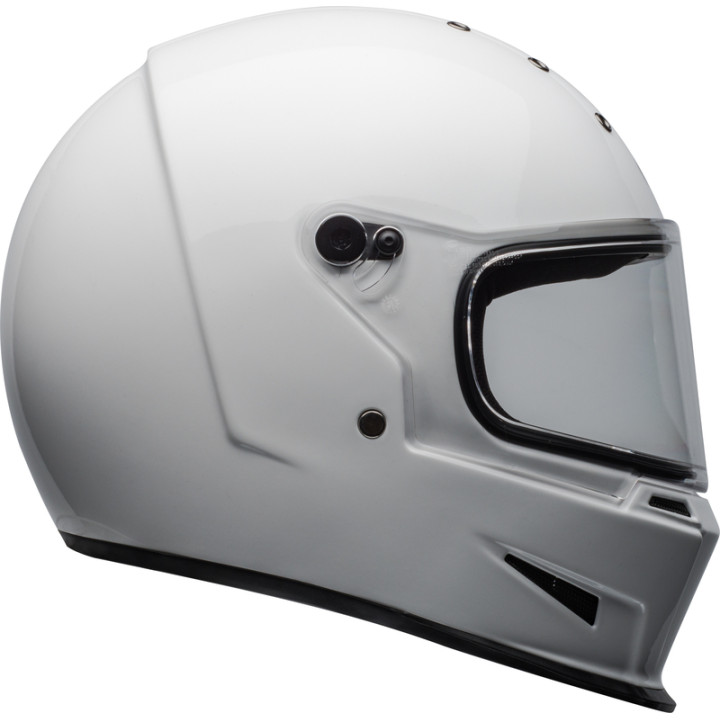 Casque Bell Eliminator - Gloss White | Oxmoto