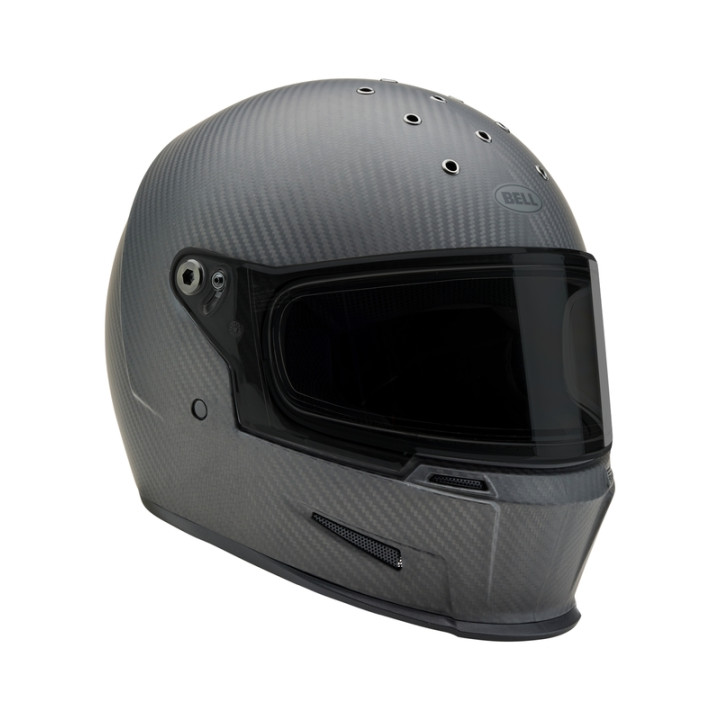 Casque Bell Eliminator Carbon - Solid Matte Black | Oxmoto