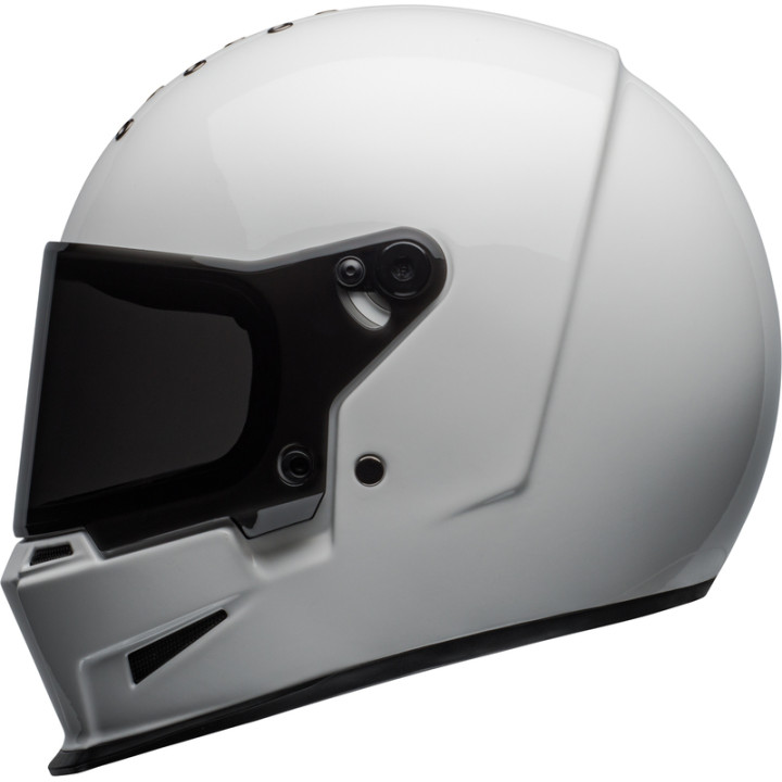 Casque Bell Eliminator - Gloss White | Oxmoto