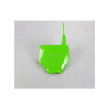 Plaque numéro frontale UFO vert Kawasaki 1087155003 | Oxmoto