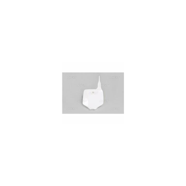 Plaque numéro frontale UFO blanc Kawasaki KA03701#047