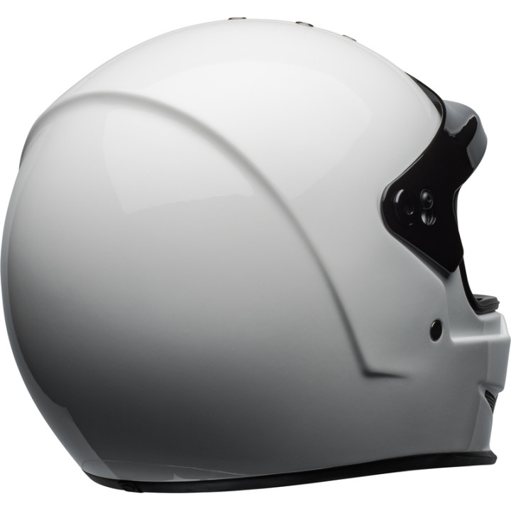 Casque Bell Eliminator - Gloss White | Oxmoto
