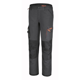 Pantalon de travail Beta 7818G à multiples poches en tissu élastique – gris