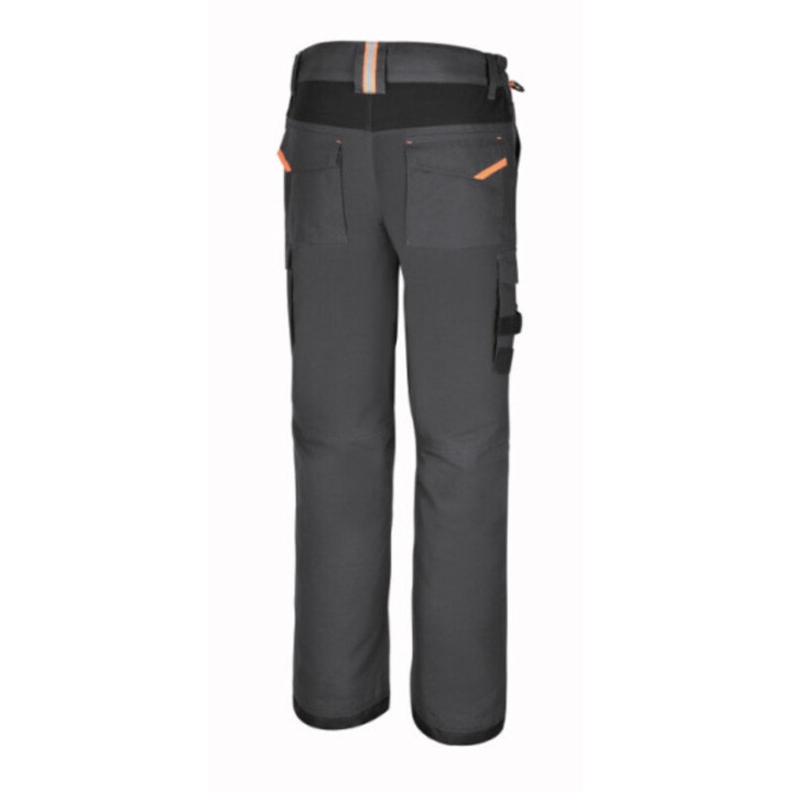 Pantalon de travail Beta 7818G à multiples poches en tissu élastique – gris