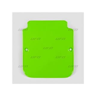 Plaque numéro frontale UFO vert Kawasaki KA03740#026