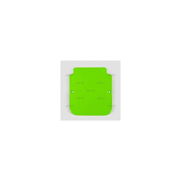 Plaque numéro frontale UFO vert Kawasaki KA03740#026