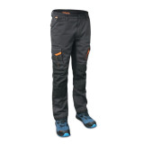 Pantalon de travail Beta 7818G à multiples poches en tissu élastique – gris