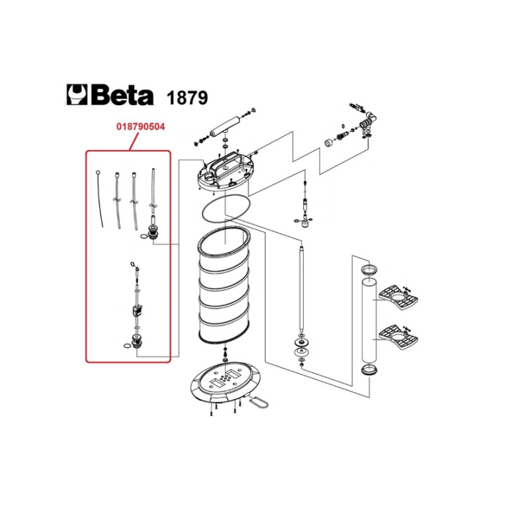 Extracteur de fluide Beta manuel et pneumatique - 9,5