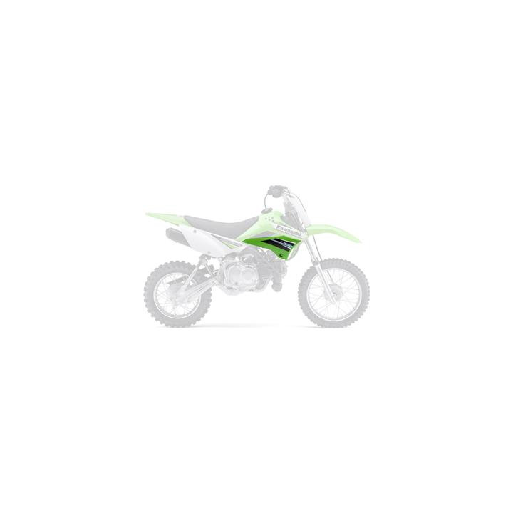 Plaque numéro frontale UFO blanc Kawasaki klx110 | Oxmoto