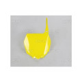 Plaque numéro frontale UFO jaune Suzuki | Oxmoto