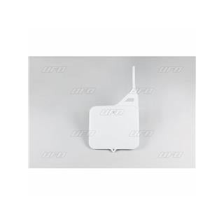 Plaque numéro frontale UFO blanc Suzuki RM125/250 SU03904#041