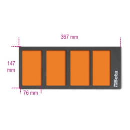Module en mousse EVA Beta VPM3 avec 4 compartiments de rangement