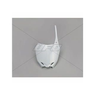 Plaque numéro frontale UFO blanc Suzuki RM-Z250/450 | Oxmoto