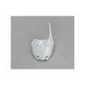 Plaque numéro frontale UFO blanc Suzuki RM-Z250/450 | Oxmoto