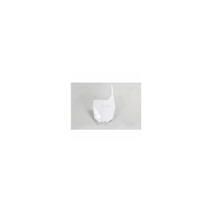 Plaque numéro frontale UFO blanc Yamaha 1087836002 | Oxmoto