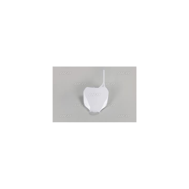 Plaque numéro frontale UFO blanc Yamaha YA03823#046 | Oxmoto
