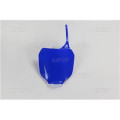 Plaque numéro frontale UFO bleu Yamaha | Oxmoto