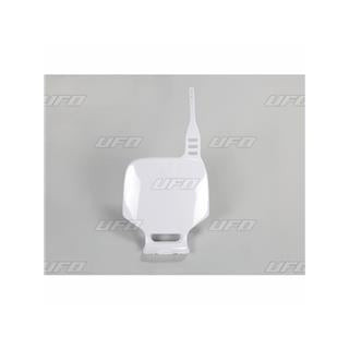 Plaque numéro frontale UFO blanc Yamaha YZ80/85 | Oxmoto