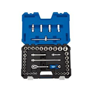 Coffret douilles & cliquet 1/2’’ Draper métrique & pouce (41 pièces)