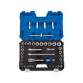 Coffret douilles & cliquet 1/2’’ Draper métrique & pouce (41 pièces)