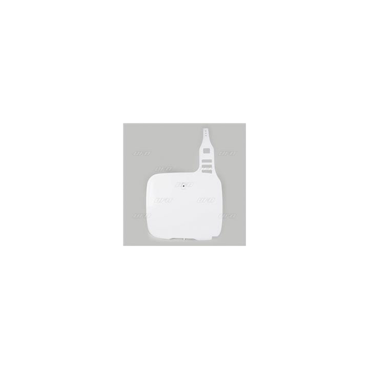 Plaque numéro frontale UFO blanc Yamaha YA02805#046 | Oxmoto