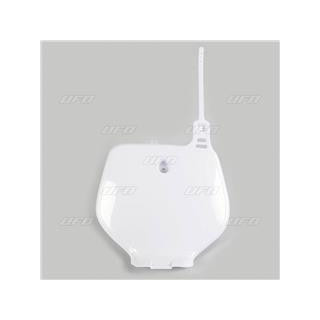 Plaque numéro frontale UFO blanc Yamaha 1087762001 | Oxmoto