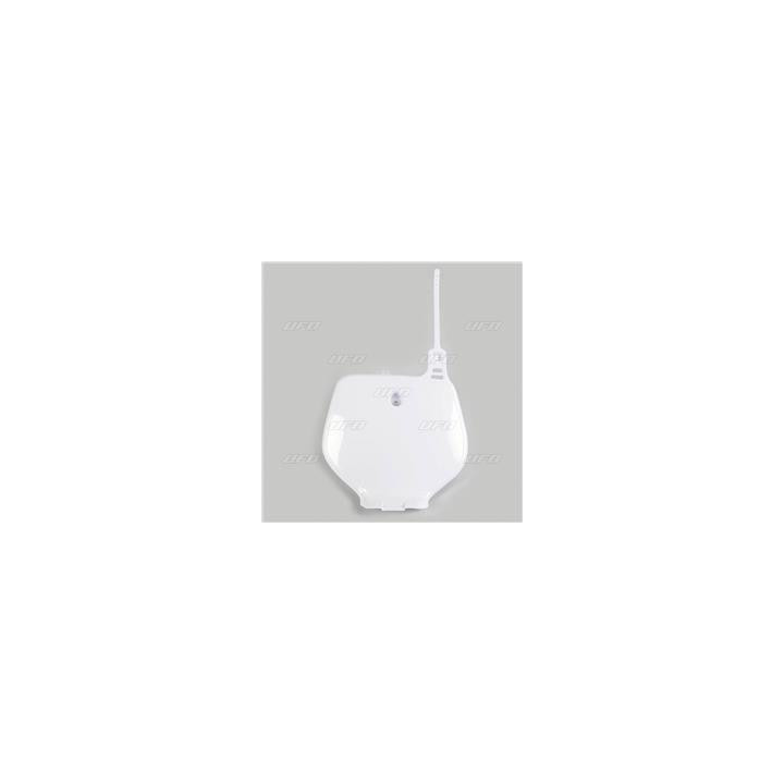 Plaque numéro frontale UFO blanc Yamaha 1087762001 | Oxmoto