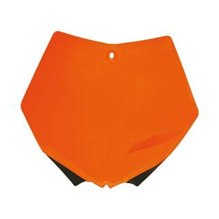 Plaque numéro frontale Racetech orange KTM | Oxmoto