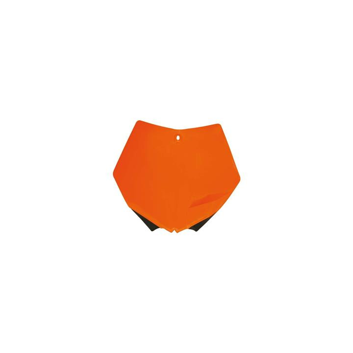 Plaque numéro frontale Racetech orange KTM | Oxmoto