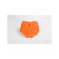 Plaque numéro frontale UFO orange KTM KT04051@127 | Oxmoto