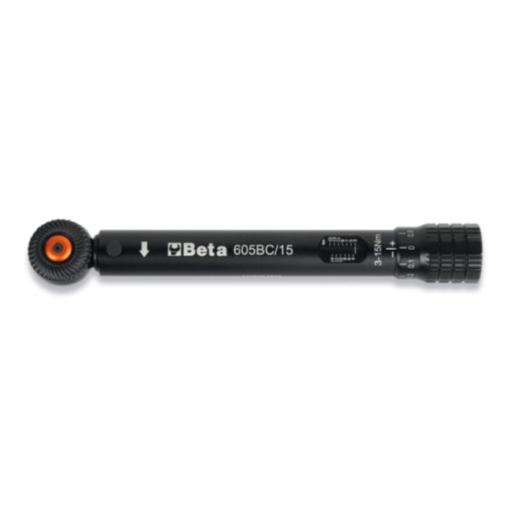 Clé dynamométrique aluminium compacte à déclenchement avec cliquet réversible Beta TOOLS