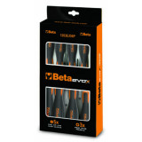Jeu de 8 tournevis à fente et cruciforme Beta TOOLS | Oxmoto