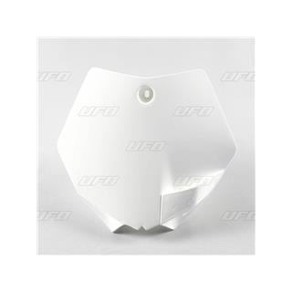 Plaque numéro frontale UFO blanc KTM sx65 | Oxmoto