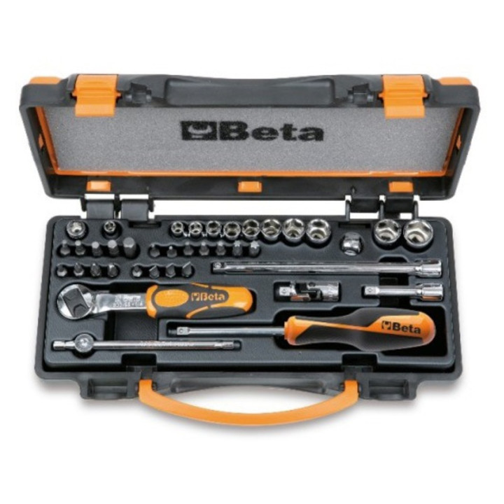 Jeu de 11 douilles hexagonal 20 embouts et 8 accesoires Beta