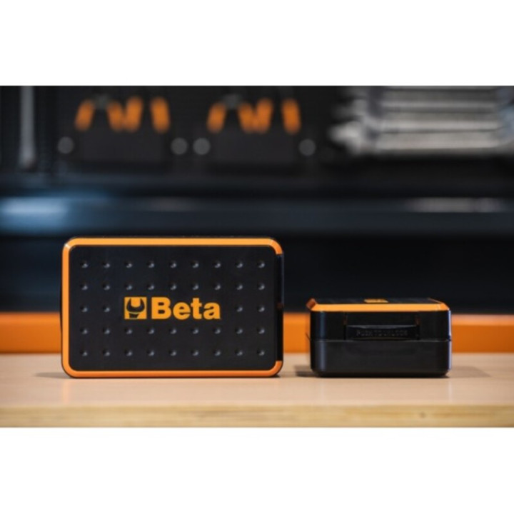 Coffret compact Beta 11 douilles 6 pans, 21 embouts et 7 accessoires