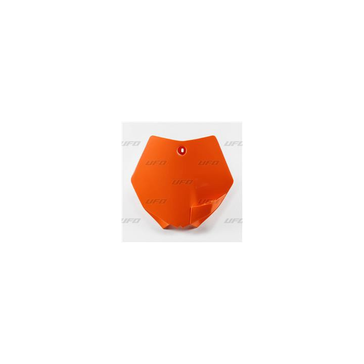 Plaque numéro frontale UFO orange KTM SX65 | Oxmoto