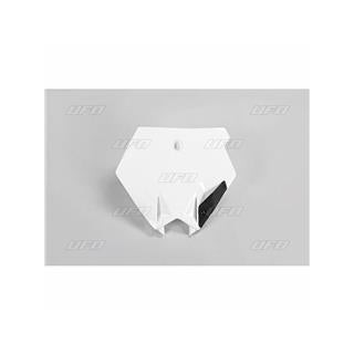 Plaque numéro frontale UFO blanc KTM sx85 1087325003
