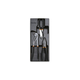 Plateau thermoformé rigide Beta avec 3 pinces | Oxmoto