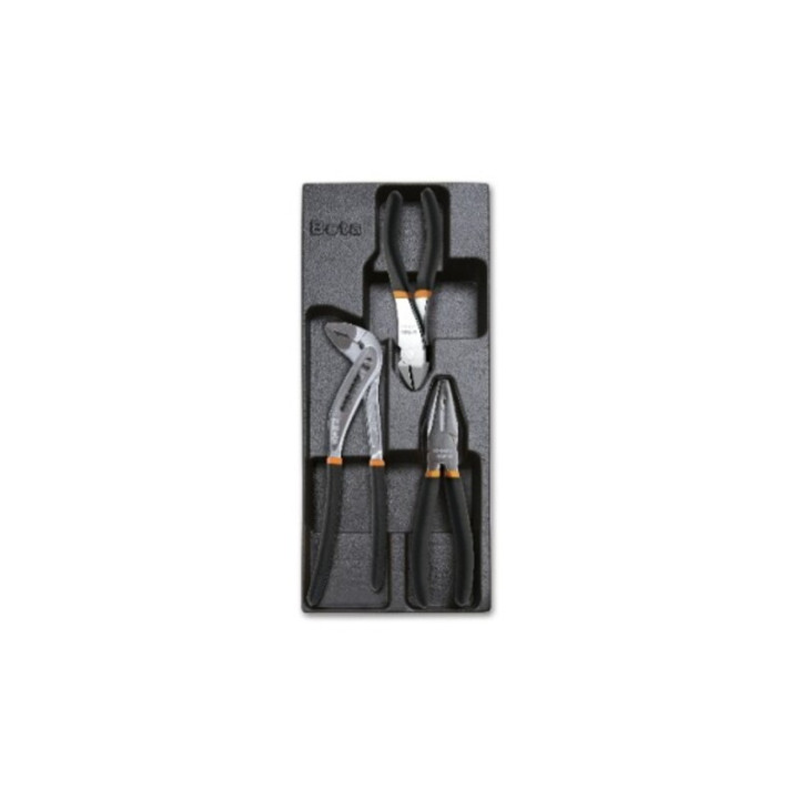 Plateau thermoformé rigide Beta avec 3 pinces | Oxmoto