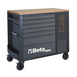 Servante mobile d'atelier Beta RSC24L 7 tiroirs + composition de 196 outils